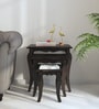 Anne Sheesham Wood Nest Of Tables In Warm Chestnut Finish