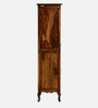 Anne Sheesham Wood Tall Bar Cabinet In Provincial Teak Finish