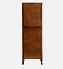Anne Sheesham Wood Tall Bar Cabinet In Provincial Teak Finish