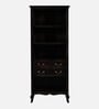 Anne Sheesham Wood Tall Bookshelf In Warm Chestnut Finish