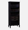Anne Sheesham Wood Tall Bookshelf In Warm Chestnut Finish