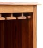 Anne Sheesham Wood Bar Cabinet In Rustic teak Finish
