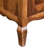 Anne Sheesham Wood Bar Cabinet In Rustic teak Finish