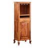 Anne Sheesham Wood Bar Cabinet In Rustic teak Finish