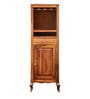 Anne Sheesham Wood Bar Cabinet In Rustic teak Finish