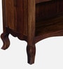 Anne Sheesham Wood Book Shelf In Provincial Teak Finish