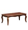 Anne Sheesham Wood Coffee Table In Rustic teak Finish