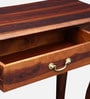 Anne Sheesham Wood Console Table In Honey Oak Finish