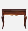 Anne Sheesham Wood Console Table In Honey Oak Finish