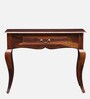Anne Sheesham Wood Console Table In Honey Oak Finish