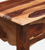 Anne Sheesham Wood Console Table In Rustic teak Finish