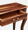 Anne Sheesham Wood Console Table In Rustic teak Finish