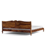 Anne Sheesham Wood King Size Bed In Provincial Teak Finish