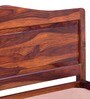 Anne Sheesham Wood Queen Size Bed In Honey Oak  Finish