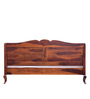 Anne Sheesham Wood Queen Size Bed In Honey Oak  Finish