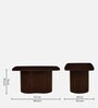 Annecy Mango Wood 6 Seater Dining Set In Tubbaq Finish