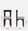 Annecy Mango Wood Dining Chair In Scratch Resistant Tubbaq Finish  (Set of 2)
