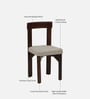 Annecy Mango Wood Dining Chair In Scratch Resistant Tubbaq Finish  (Set of 2)
