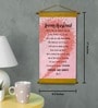 Special Love Message Printed Scroll Card