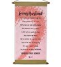Special Love Message Printed Scroll Card
