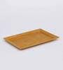 Annpurana Yellow Gold Stone 2 Pcs Condiment Jar with Tray