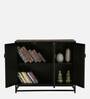 Anny Metal Sideboard In Black Colour