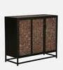 Anny Metal Sideboard In Black Colour