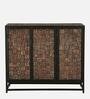 Anny Metal Sideboard In Black Colour