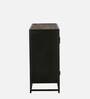 Anny Metal Sideboard In Black Colour