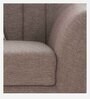 Antalya Fabric 1 Seater Sofa in Light Brown Colour