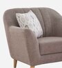 Antalya Fabric 1 Seater Sofa in Light Brown Colour