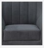 Antalya Velvet 1 Seater Sofa in Graphite Grey Colour