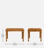 Antara Sheesham Wood 4 Seater Dining Set in Scratch Resistant Rustic Teak Finish With Bench