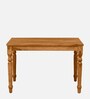Antara Sheesham Wood 4 Seater Dining Set in Scratch Resistant Rustic Teak Finish With Bench