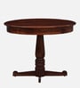 Antara Sheesham Wood 4 Seater Round Dining Set in Scratch Resistant Honey Oak Finish