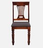Antara Sheesham Wood 4 Seater Round Dining Set in Scratch Resistant Honey Oak Finish
