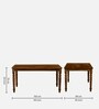 Antara Sheesham Wood 6 Seater Dining Table in Scratch Resistant Provincial Teak Finish