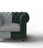 Anthem Ginger Fabric Accent Chair in Green and Grey Colour