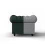 Anthem Ginger Fabric Accent Chair in Green and Grey Colour