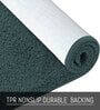 Dark Solid Microfiber 5 ft x 2 ft Machine Made Runner