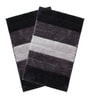 Anthra Microfiber 16x24 Inches Lightweight Bath Mat Set Of 2