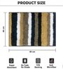 Anthra Microfibre 18x30 Inches Lightweight Bath Mat