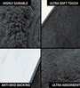 Anthra Solid Microfiber 6 X 7 Feet Tufted Carpet