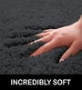 Anthra Solid Microfiber 6 X 7 Feet Tufted Carpet
