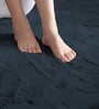 Anthra Solid Polyester 3 X 5 Feet Machine Made Carpet