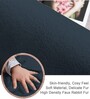 Anthra Solid Polyester 3 X 5 Feet Machine Made Carpet