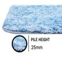 Anti Gold Microfiber 23x35 Inches Super Soft Bath Mat