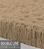 Anti Gold Solid Microfiber 4 X 6 Feet Tufted Carpet