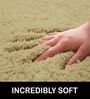 Anti Gold Solid Microfiber 6 X 7 Feet Tufted Carpet