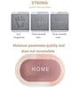 Peach Slogan 22x14 Inches Waterproof Bath Mat